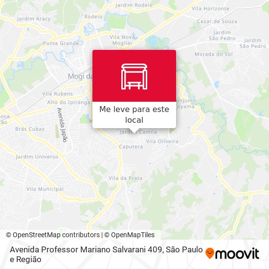 Avenida Professor Mariano Salvarani 409 mapa