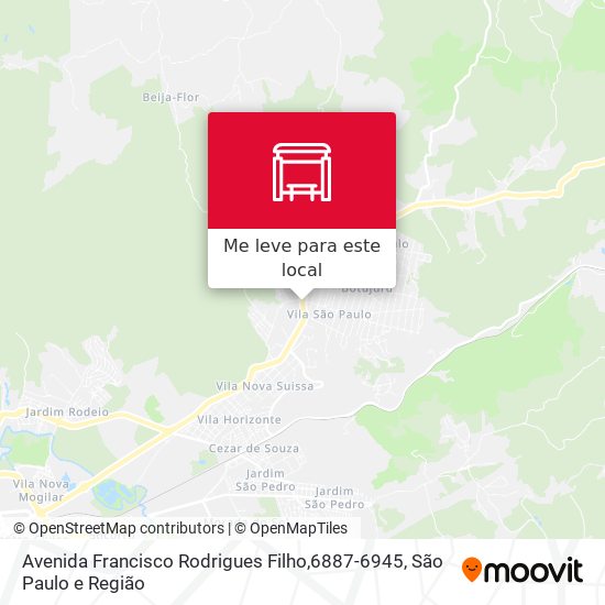 Avenida Francisco Rodrigues Filho,6887-6945 mapa