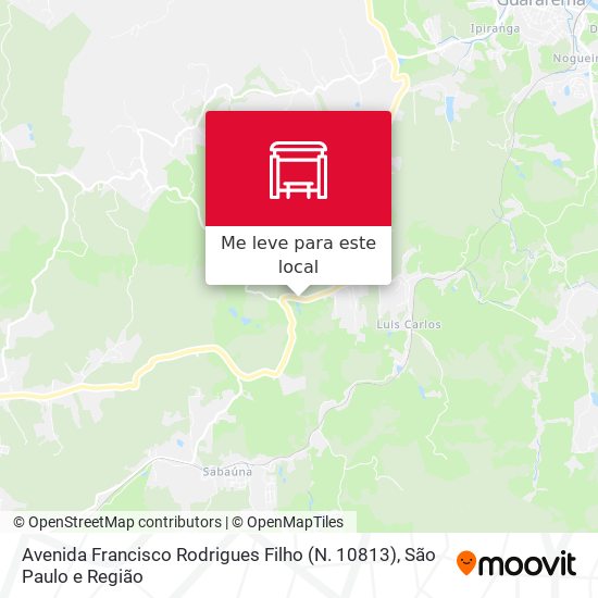 Avenida Francisco Rodrigues Filho (N. 10813) mapa
