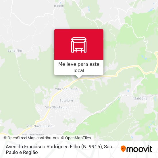 Avenida Francisco Rodrigues Filho (N. 9915) mapa