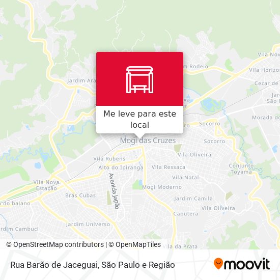 Rua Barão de Jaceguai mapa