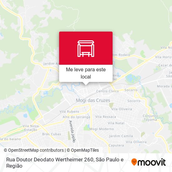 Rua Doutor Deodato Wertheimer 260 mapa