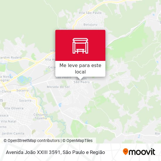 Avenida João XXIII 3591 mapa