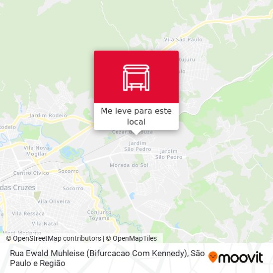 Rua Ewald Muhleise (Bifurcacao Com Kennedy) mapa