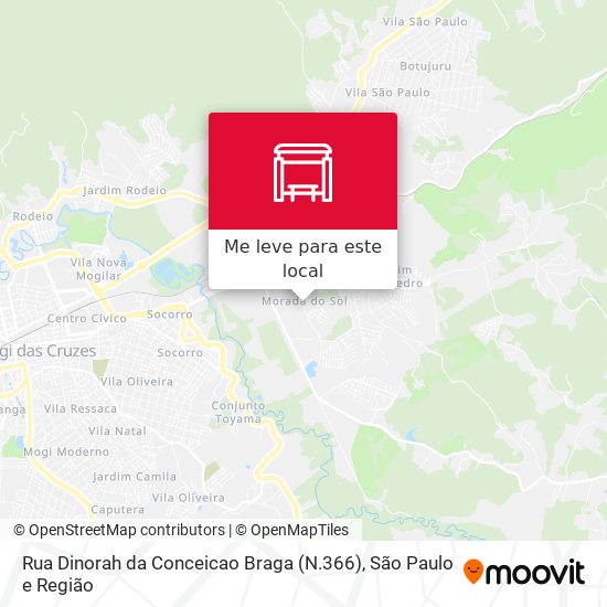 Rua Dinorah da Conceicao Braga (N.366) mapa