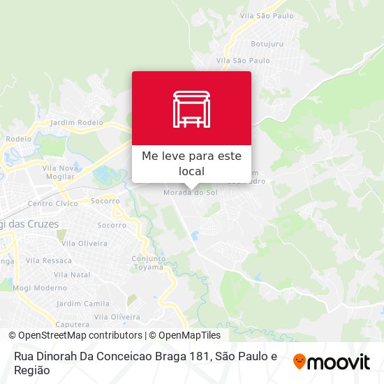 Rua Dinorah Da Conceicao Braga 181 mapa