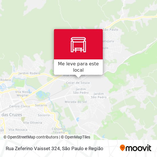 Rua Zeferino Vaisset 324 mapa