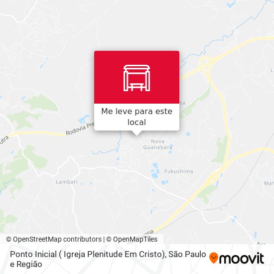 Ponto Inicial ( Igreja Plenitude Em Cristo) mapa