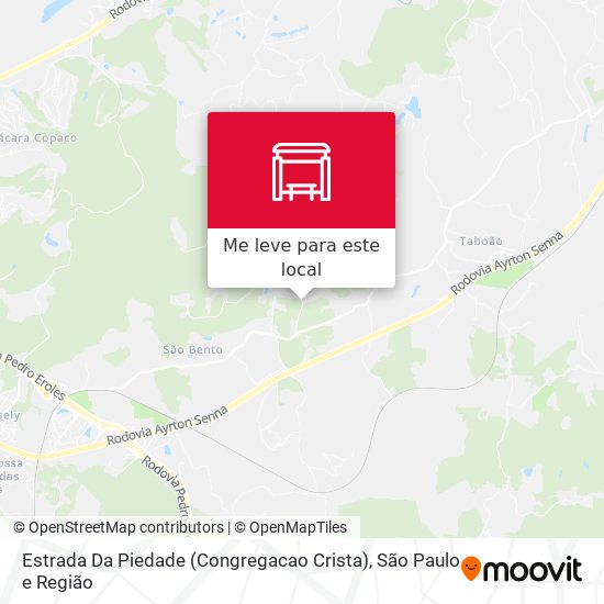 Estrada Da Piedade (Congregacao Crista) mapa