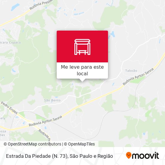 Estrada Da Piedade (N. 73) mapa