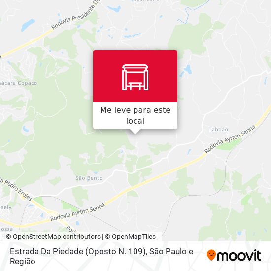 Estrada Da Piedade (Oposto N. 109) mapa