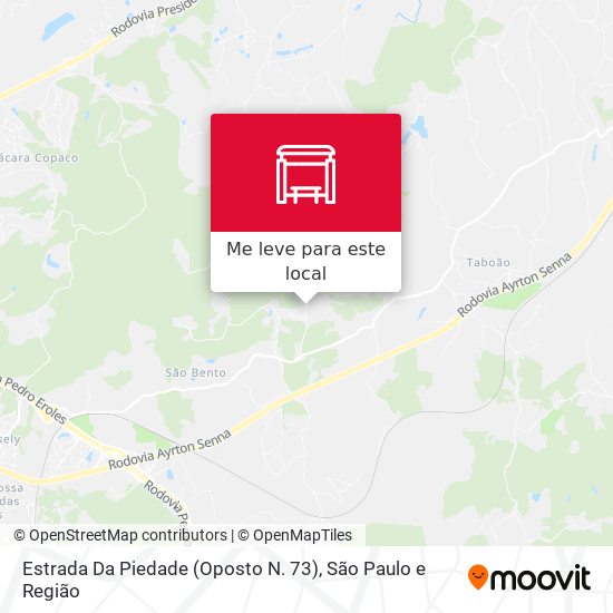 Estrada Da Piedade (Oposto N. 73) mapa