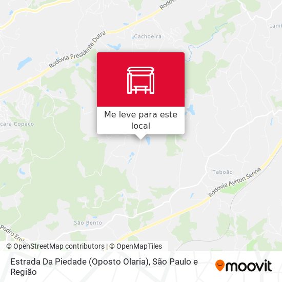 Estrada Da Piedade (Oposto Olaria) mapa