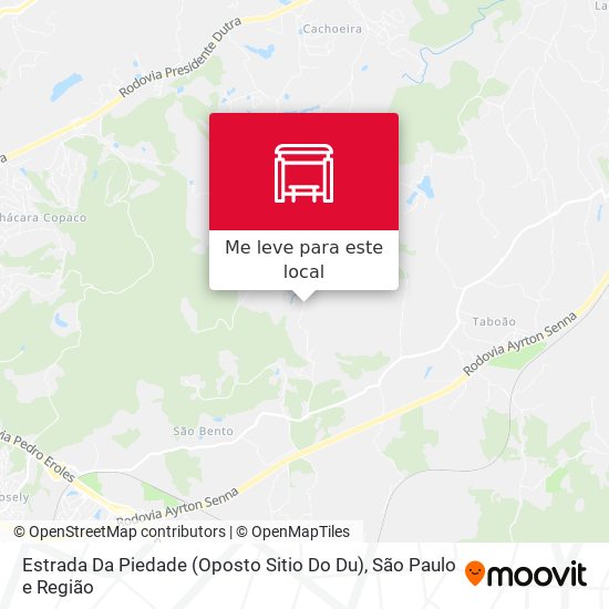 Estrada Da Piedade (Oposto Sitio Do Du) mapa