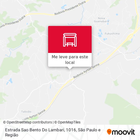 Estrada Sao Bento Do Lambari, 1016 mapa