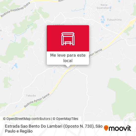 Estrada Sao Bento Do Lambari (Oposto N. 730) mapa