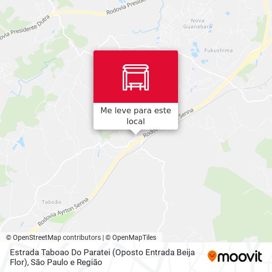 Estrada Taboao Do Paratei (Oposto Entrada Beija Flor) mapa