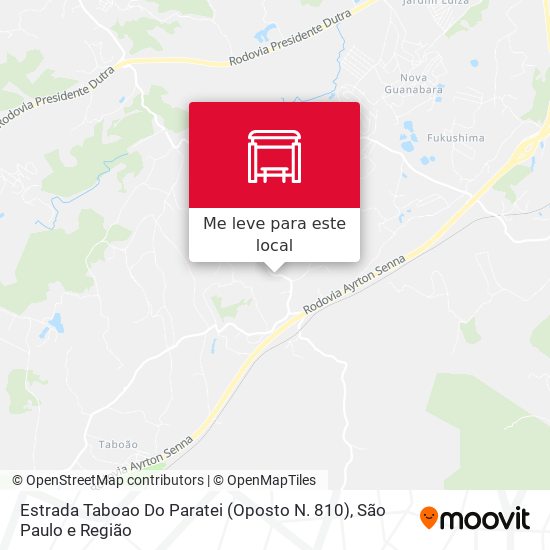 Estrada Taboao Do Paratei (Oposto N. 810) mapa
