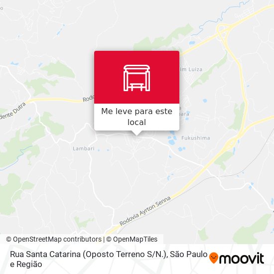 Rua Santa Catarina (Oposto Terreno S / N.) mapa