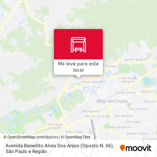Avenida Benedito Alves Dos Anjos (Oposto N. 36) mapa