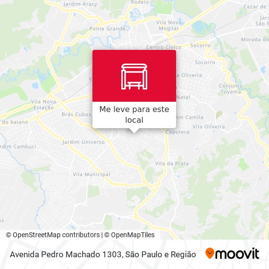 Avenida Pedro Machado 1303 mapa