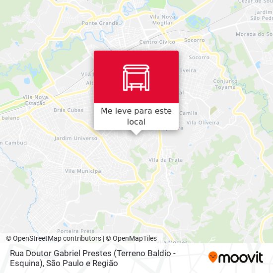 Rua Doutor Gabriel Prestes (Terreno Baldio - Esquina) mapa