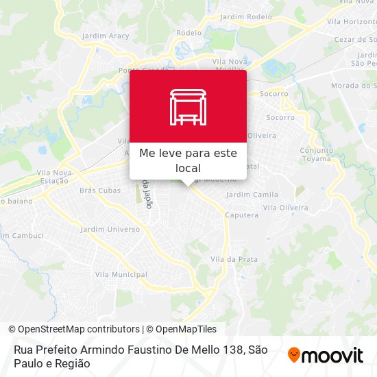 Rua Prefeito Armindo Faustino De Mello 138 mapa