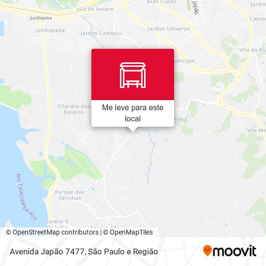 Avenida Japão 7477 mapa