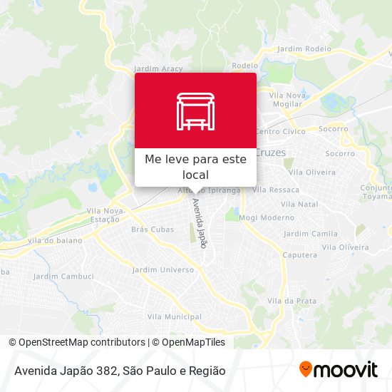 Avenida Japão 382 mapa