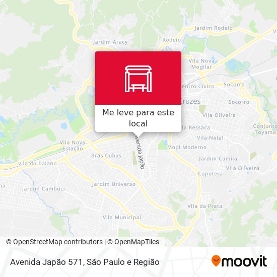 Avenida Japão 571 mapa