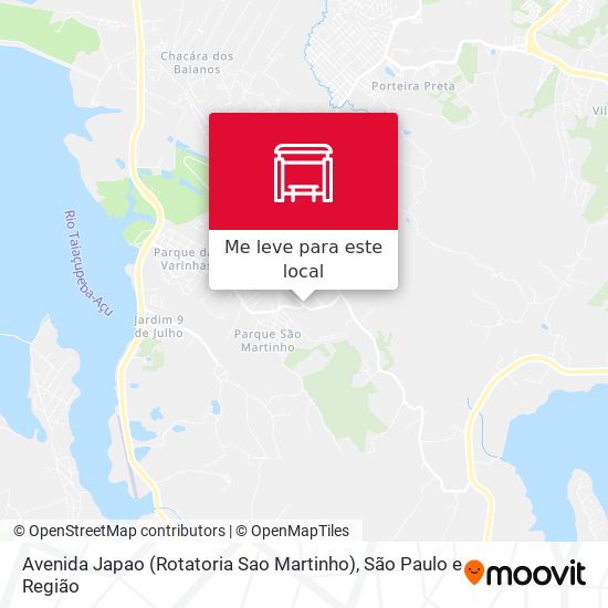 Avenida Japao (Rotatoria Sao Martinho) mapa