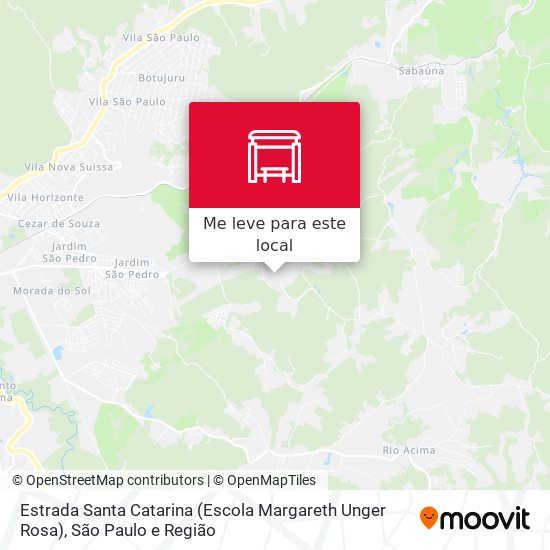 Estrada Santa Catarina (Escola Margareth Unger Rosa) mapa