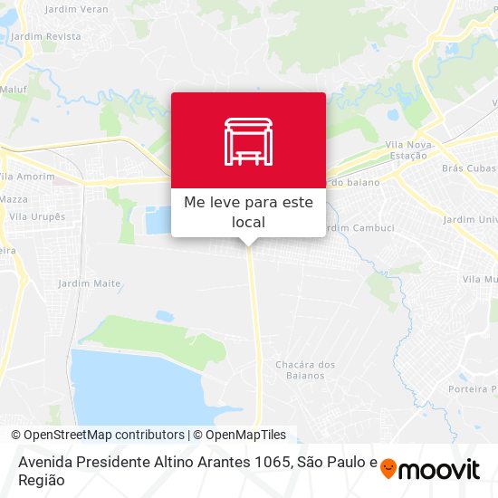 Avenida Presidente Altino Arantes 1065 mapa