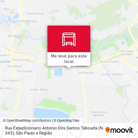 Rua Expedicionario Antonio Dos Santos Taboada (N. 343) mapa
