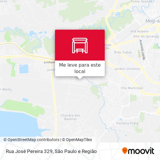 Rua José Pereira 329 mapa