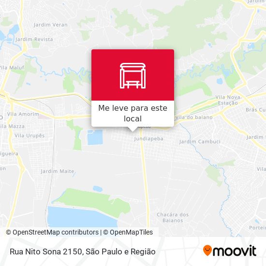 Rua Nito Sona 2150 mapa