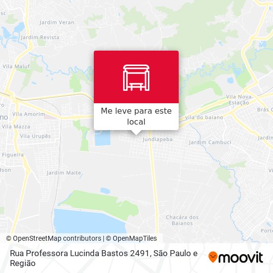Rua Professora Lucinda Bastos 2491 mapa