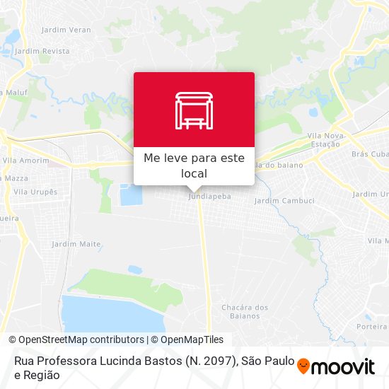 Rua Professora Lucinda Bastos (N. 2097) mapa