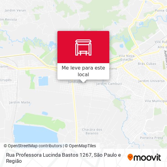 Rua Professora Lucinda Bastos 1267 mapa