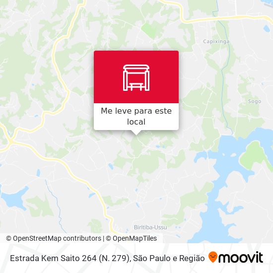 Estrada Kem Saito 264 (N. 279) mapa
