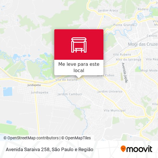 Avenida Saraiva 258 mapa