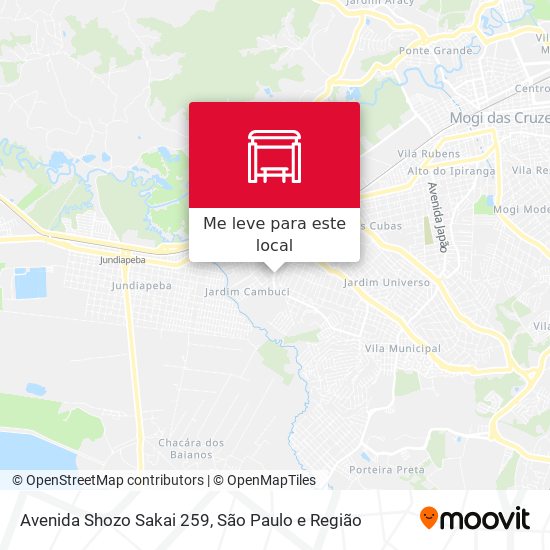 Avenida Shozo Sakai 259 mapa