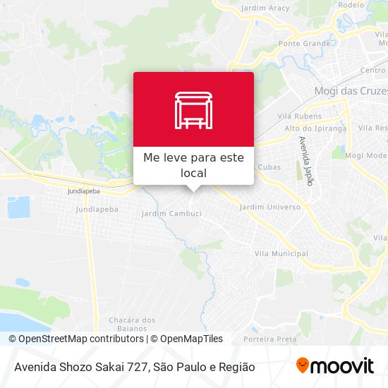 Avenida Shozo Sakai 727 mapa