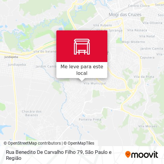 Rua Benedito De Carvalho Filho 79 mapa