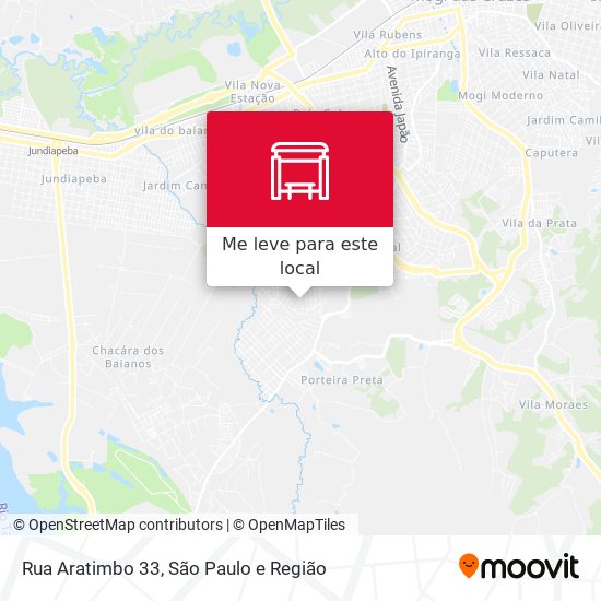 Rua Aratimbo 33 mapa