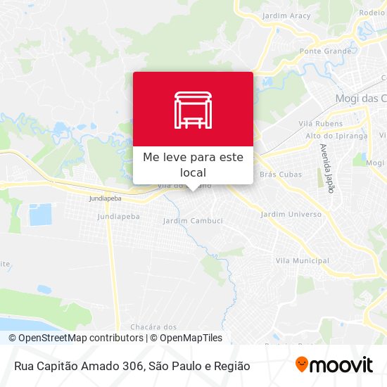 Rua Capitão Amado 306 mapa