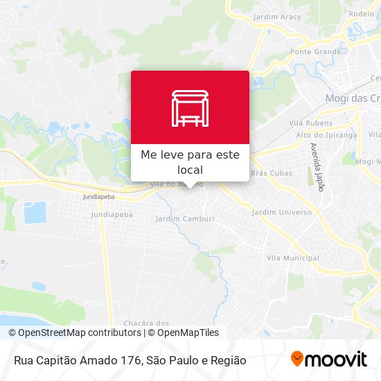 Rua Capitão Amado 176 mapa