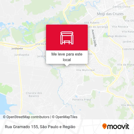 Rua Gramado 155 mapa