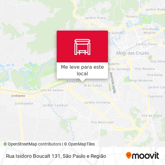 Rua Isidoro Boucalt 131 mapa