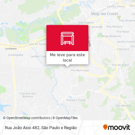 Rua João Assi 482 mapa